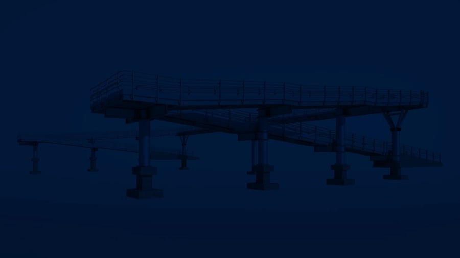 Diseño estructural de puente peatonal